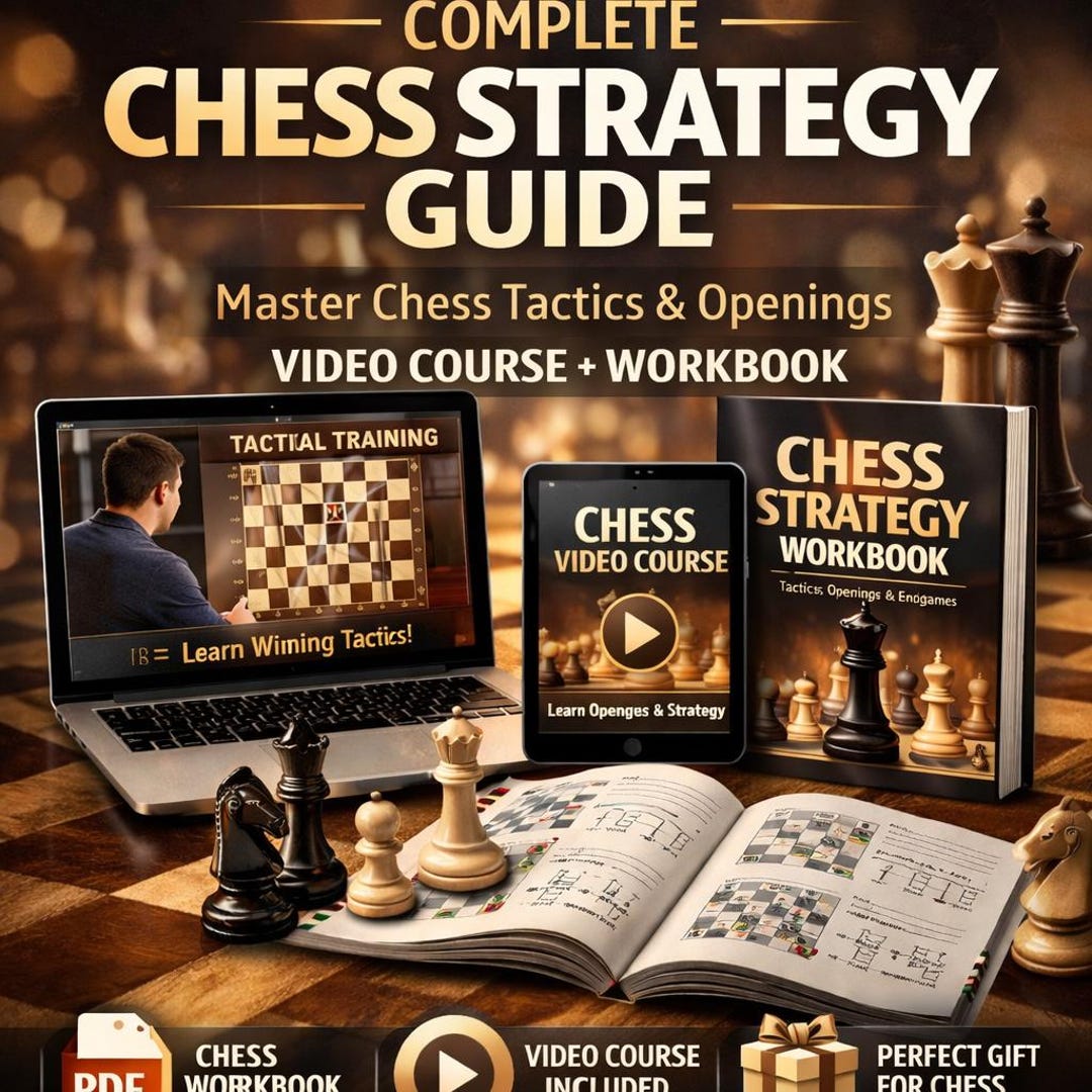 Complete Chess Strategy Guide Digital Download | Master Chess Tactics ...