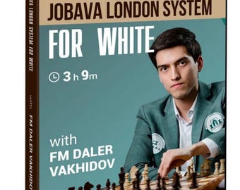 Corso PGN + Video sull'attacco alla Jobava London | Sistema di apertura scacchistica aggressivo 1.d4 per il Bianco | Attacco rapido e piani semplici (senza MoveTrainer)