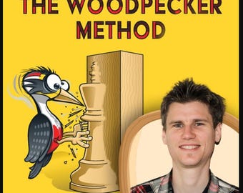 Hackspettmetoden PGN + Videokurs | Elite Tactical Training System Mönsterigenkänning + Beräkningsmästerskap Schackförbättringsprogram