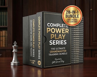 Komplettes Power Play Schachtraining – 28 DVDs | Strategie, Taktik, Eröffnungen & Endspiele lernen mit GM Daniel King