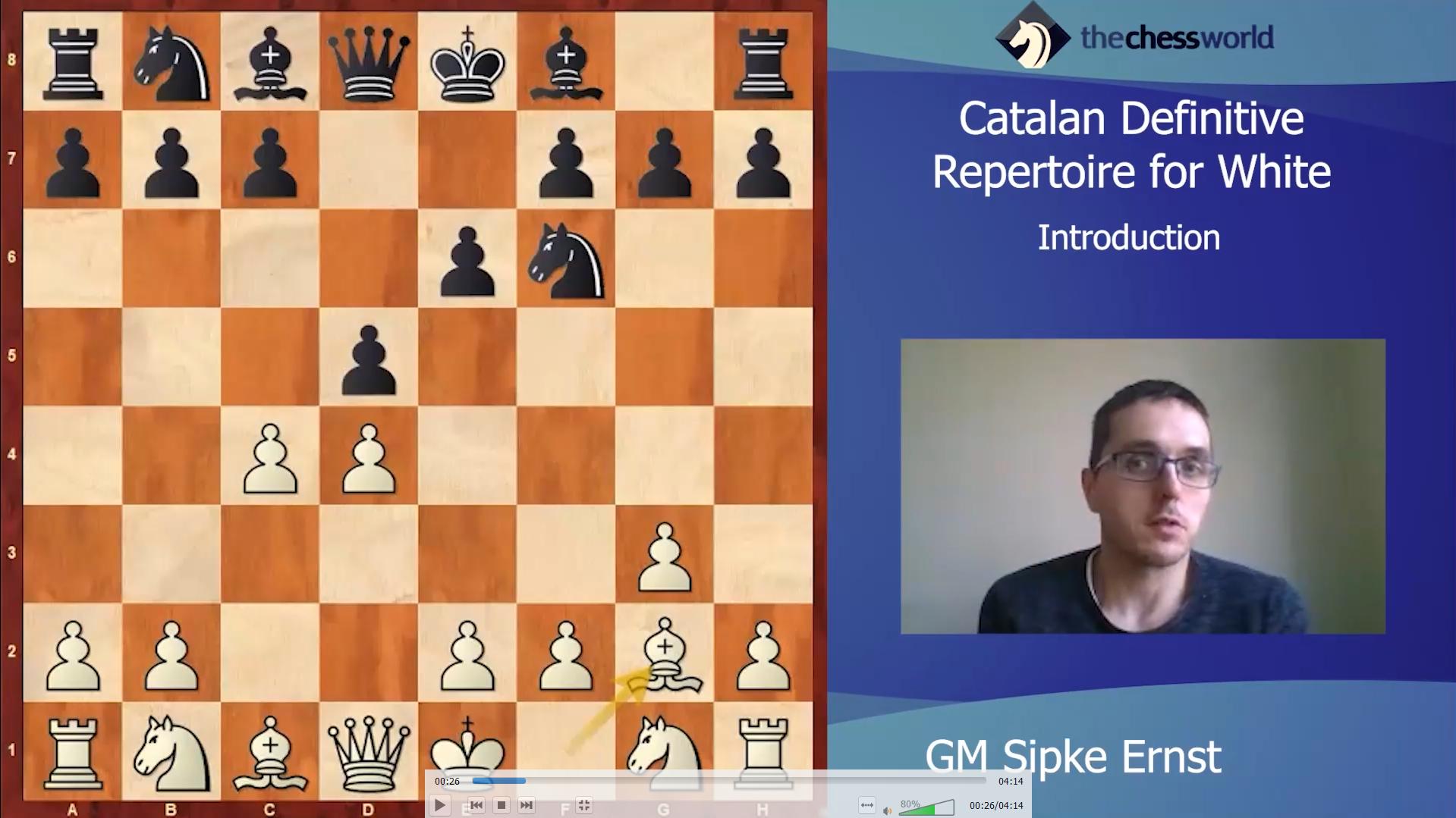 Catalan Definitive Repertoire for White GM Sipke Ernst PGN + Video ...