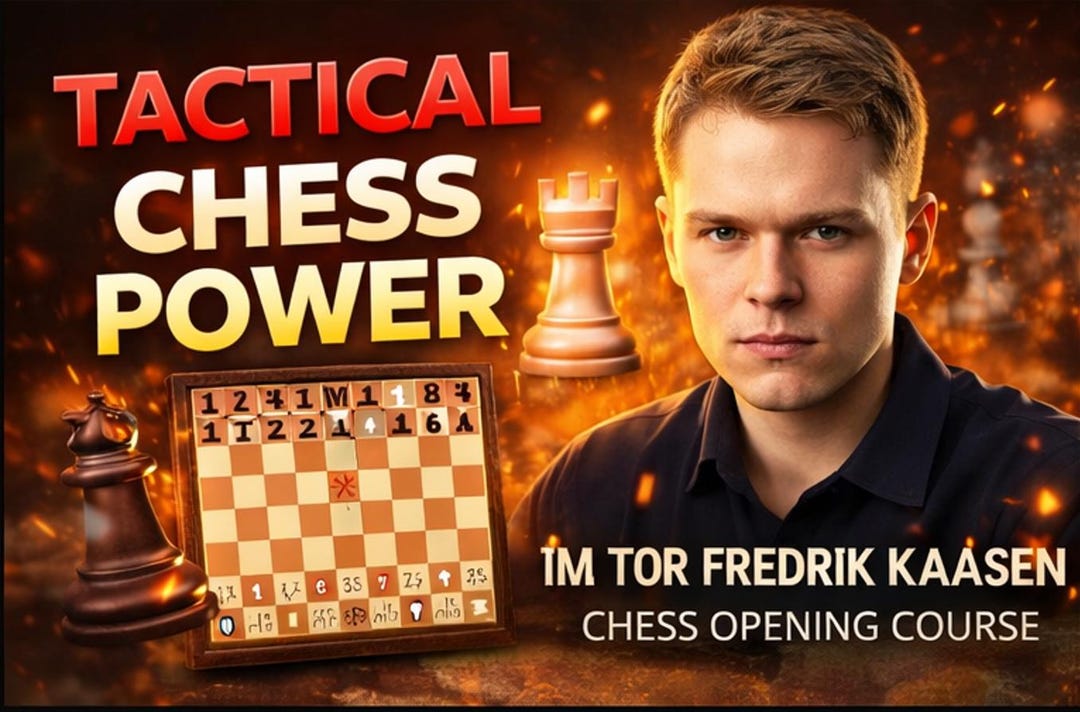 IM Tor Fredrik Kaasen 1e4 Tactical Repertoire for White | Aggressive ...