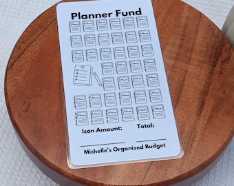 A6 Cash Envelope Planner Fund Tracker, Laminated Reusable Savings Challenge