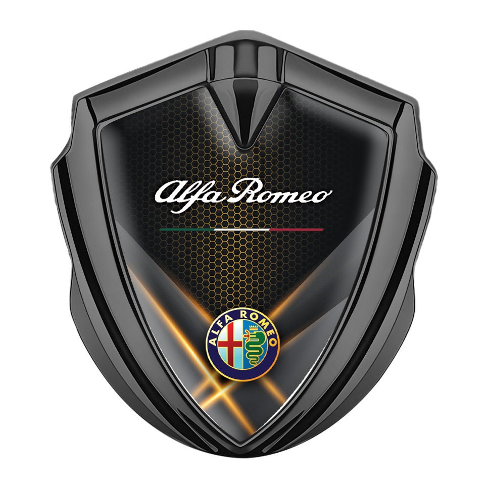 Car Rear Trunk Organizer Side Divider Emblem Badge Sticker fits for Alfa  Romeo Giulia Stelvio 2016-2023 Accessories