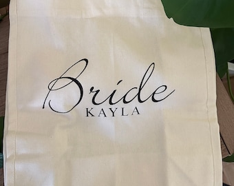 Bride Tote Bag | Bride to be Tote Bag | Personalized Tote Bag for Bride | Durable Canvas Tote Bag