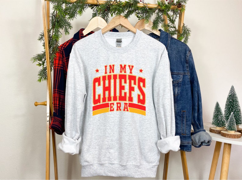 Kansas Swiftie Chiefs Crewneck in My Chiefs Era in My Chiefs Era