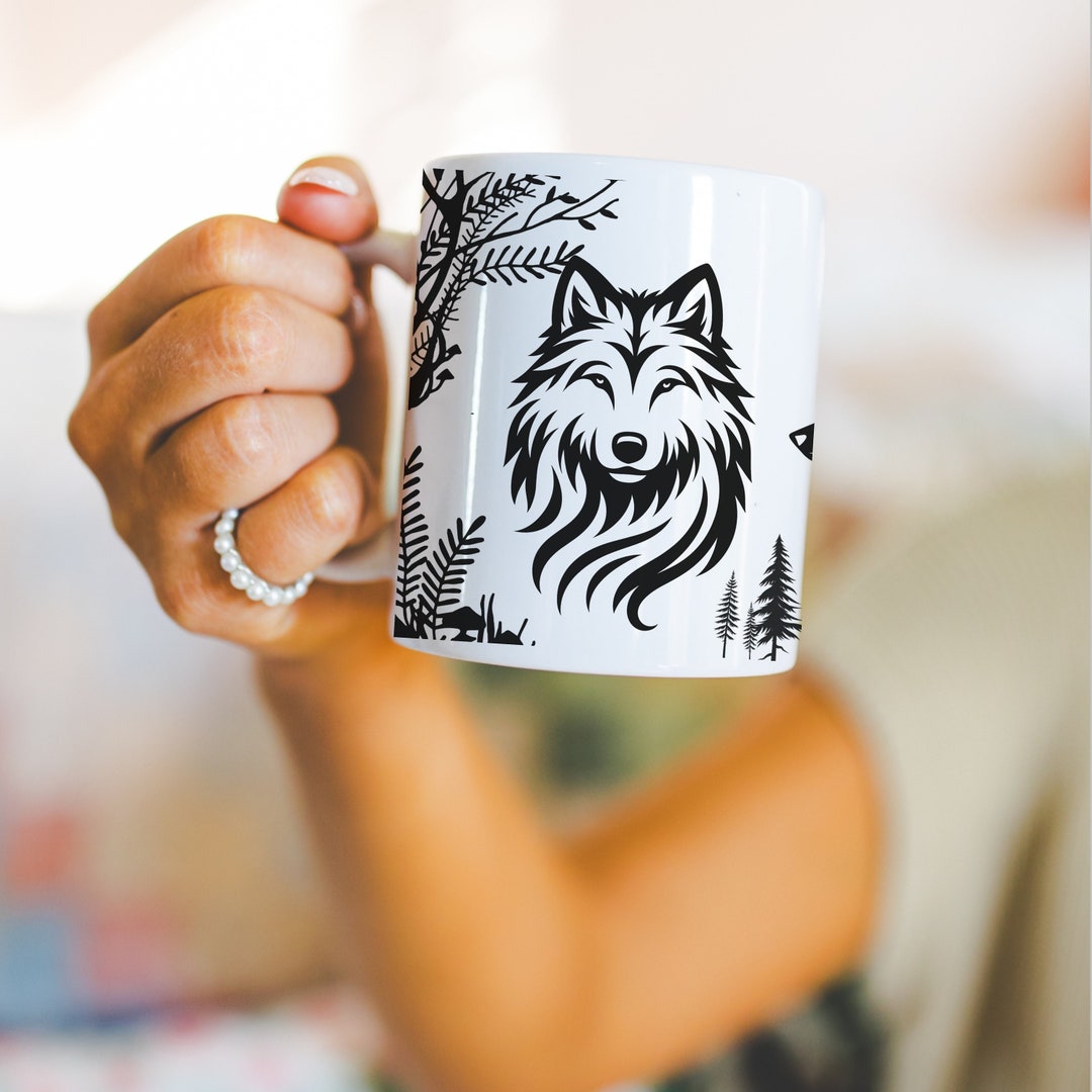 Wild And Wolf Gentlemen's Hardware Mug En émail