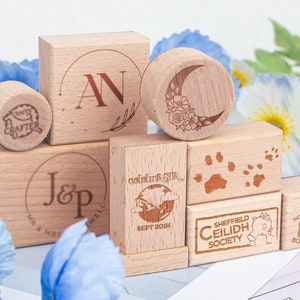 AANGEPASTE LOGOSTEMPEL, Stempel, Diverse maten, Gratis stempelkussen, Aangepast logo, Gepersonaliseerde zakelijke verpakkingsstempels
