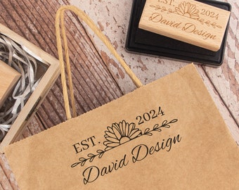 Custom stamp design, Free ink pad, Personalized business packaging stamps, Rubber stamps, Custom any logo, Personalized business logo stamp