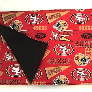 San Francisco 49ERS Placemat Set, 49ERS Decor, Football Fan Gifts, San Fran 49ERS Accessories, San Francisco Football Gifts, 49ERS Fan