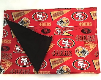 Juego de manteles individuales de los San Francisco 49ERS, decoración de los 49ERS, regalos para aficionados al fútbol americano, accesorios de los San Francisco 49ERS, regalos de fútbol americano de San Francisco, fanático de los 49ERS