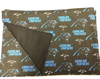 Manteles individuales de Carolina Panthers, decoración de Carolina Panthers, regalos de Carolina Panthers, accesorios de Carolina Panthers, fanático de Panthers, Carolina del Norte
