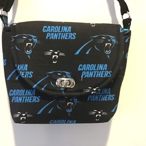 Bolso bandolera de los Carolina Panthers, accesorios de los Panthers, regalos para fanáticos del fútbol, regalos de los Carolina Panthers, regalos para ella, regalos de Carolina del Norte