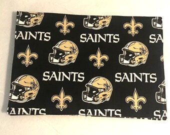 Manteles reversibles de los New Orleans Saints, decoración de los NOLA Saints, regalos de los NO Saints, accesorios de fútbol de los Saints, fanático de los NO Saints, Who Dat Nation