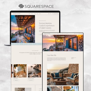 Squarespace Interior Design Website Template: Portfolio & Blog (7.1 Version)