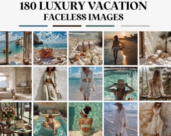 Faceless Luxury Instagram Stock Images MRR PLR | Stock Photos Travel Luxe Vacation Instagram Pictures Master Resell Rights | Website Images