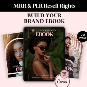 Build Your Brand eBook: MRR/PLR Digital Branding Guide (Canva)