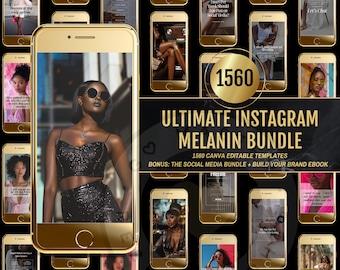 MELANIN FACELESS REELS Videos Mrr Instagram | Black Girl Videos Luxe Stock Photos | Done for You Black Women Reels Master Resell Rights Dfy
