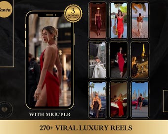 Luxury Reels Bundle: Instagram & TikTok Templates (MRR/PLR)