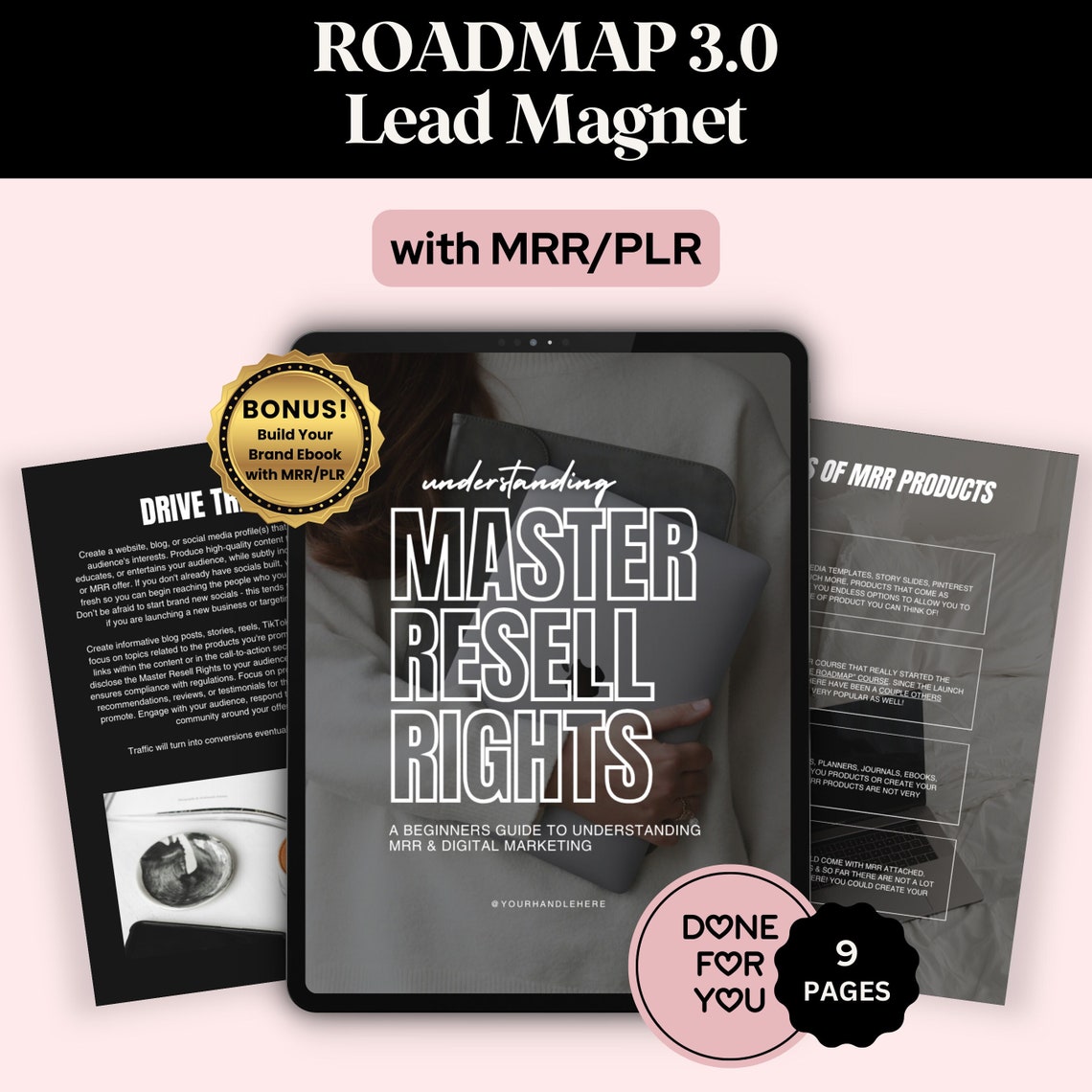Roadmap 3.0 Lead Magnet: Master Resell Rights Guide (canva Template) - Etsy
