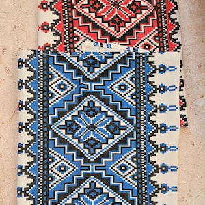 2 pcs Ukrainian towel,Linen kitchen towel,Ukrainian Rushnyk,Ukrainian Gift,Ukrainian sellers,Stay with Ukraine,Pray of Ukraine, Save Ukraine
