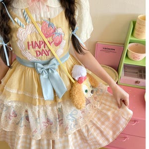 Cute Sweet Lolita dress, Lolita JSK adult dress, Cosplay, Sweet Princess dresses, Harajuku costume, Kawaii Fashion, Lolita Cardigan