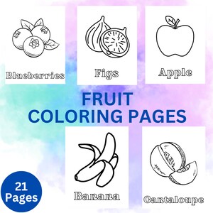 Fruit Coloring Pages