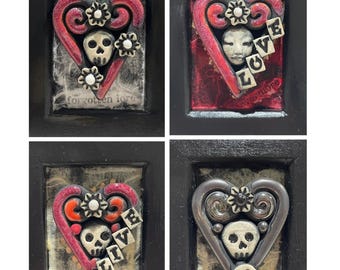 mini heart art (4 Optionen)