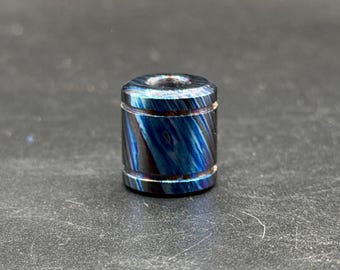 Zircuti Black Timascus Lanyard Bead, Sonderanfertigung