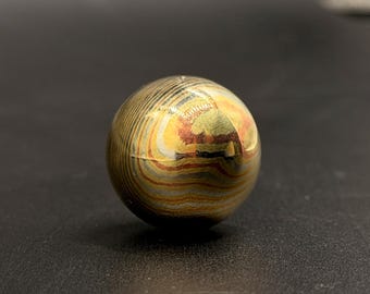 Mokume Gane Handmade 19mm Ball, Mokume Gane Handmade Beads
