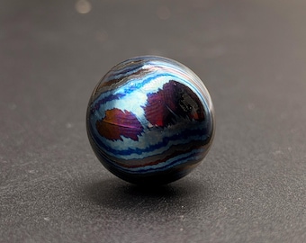 Zircuti Handmade 19 mm Ball, Perle di Timasco Nero