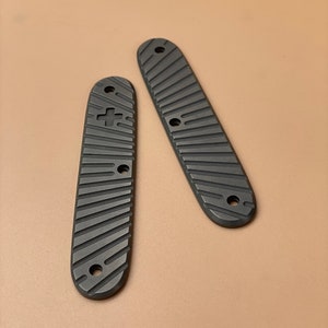 LINE Dark Stonewash Titanium Replacement Scales for 93mm Swiss Army SAK