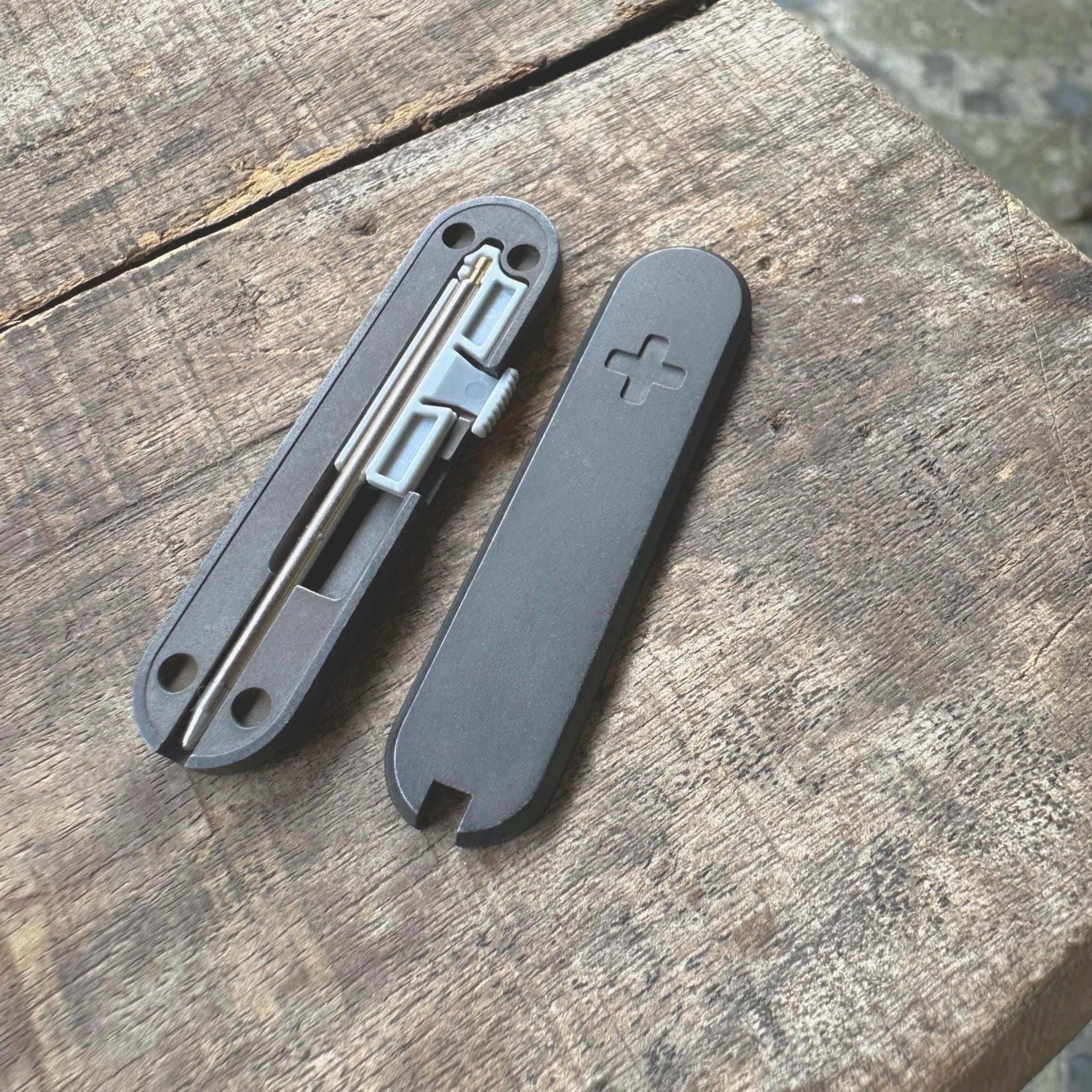 Titanium Scales for Victorinox 58mm Plus Tweezers and Pen Slots - Etsy