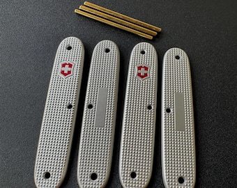 Victorinox 93mm Alox Scales 2 Pairs & 3x50mm Brass Rivets Set - SAK Knife Mod Parts