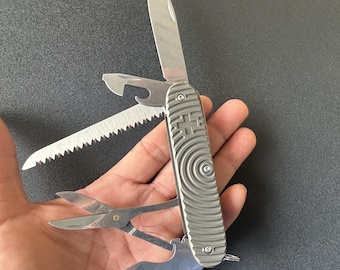 Victorinox 93mm Farmer X Custom Titanium Scales