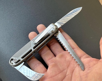 Victorinox 93mm Ranger X Custom Titanium Scales