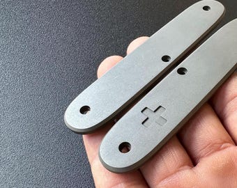 Gray Titanium Scales for Victorinox 93mm