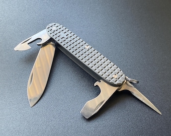 Victorinox 93mm Pioneer Custom Titanium Scales