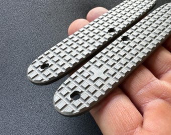 Bilance di ricambio FRAG Dark Stonewash Titanium per Swiss Army SAK da 93 mm