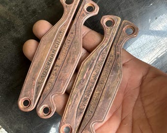 Patina Brass Scales for Leatherman Charge, Set of 2 Pairs