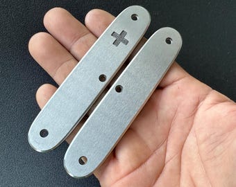 Satin Finish Scales for Victorinox 93mm Titanium