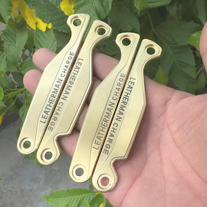 Casquillos de latón satinado para Leatherman Charge (juego de 2 pares)