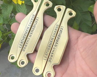 Satin Brass Scales for Leatherman Charge, Set of 2 Pairs