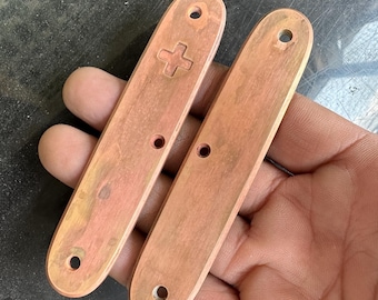 Patina Brass Scales for Victorinox 93mm