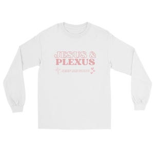 Plexus och Jesus Rosa långärmad tröja för tarmhälsa