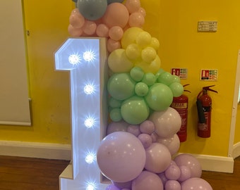 4FT LED Numbers to hire! (London Based)