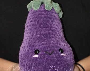 Eggplant Plushie | Stuffed Plushie