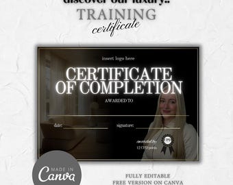 Luxury Training Certificate - Suitable for Aesthetics, Beauty, Massage, Lashes, Brows, Nails, Japanese Headspa | Training Academy, School