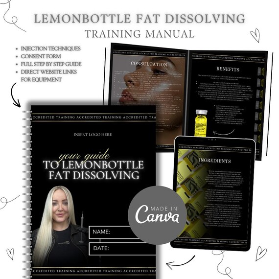lemon bottle fat dissolve training Lemonbottle Dissolving Lipolysis Manual - Instant Download, Fully Editable Numbuzin dark spot cream