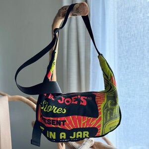 Upcycled Crescent Bag - Made to Order w/FREE SHIPPING <3